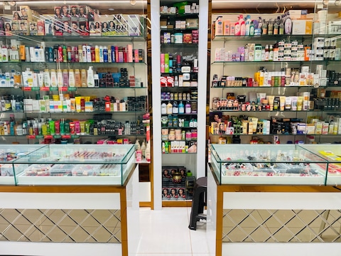 Cosmetics and jewellery on display at NEW MAHILA LOK